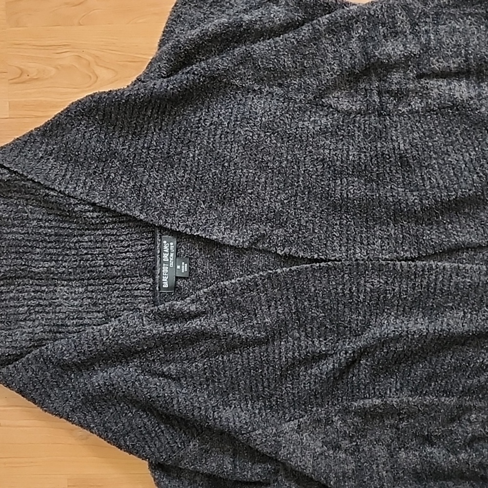 Barefoot Dreams CozyChic Lite Open Front Long Sleeve Cardigan - Picture 3 of 11